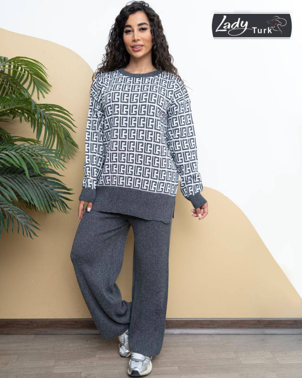 ⁨بلوز شلوار بافت پینترستی